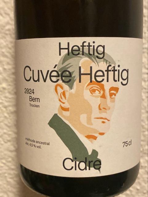 Cuvée Heftig 4.5%, Cidrerie A. Heftig, Switzerland