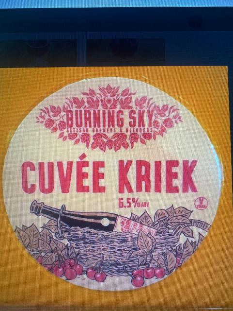 Cuvee Kriek 6.5%, Burning Sky Brewery, England