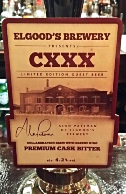 CXXX 4.2%, Elgood's Brewery, England