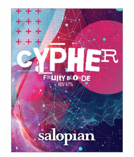 Cypher 4.0%, Salopian Brewery, England