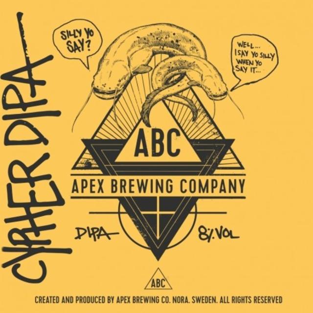 Cypher DIPA 8.0%, Apex Brewing Company, Sweden
