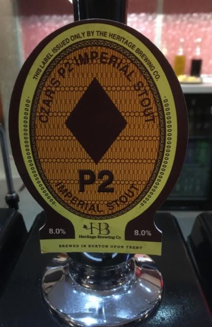 Czar's P2 Imperial Stout 8.0%, Heritage Brewing Co. (England), England