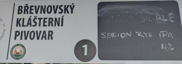 Czech Pale Ale 11°, Břevnovský Klášterní Pivovar