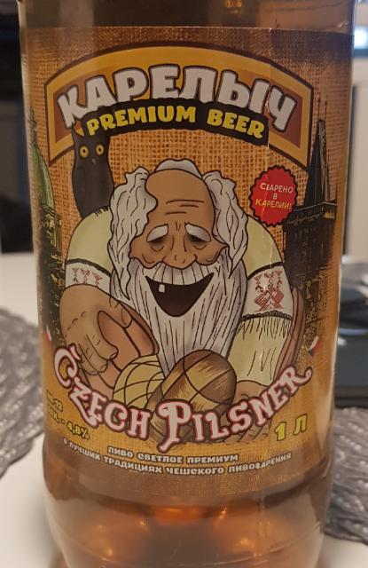 Karelych Czech Pilsner / Карелыч Czech Pilsner 4.8%, Vottovaara / Воттоваара, Russia