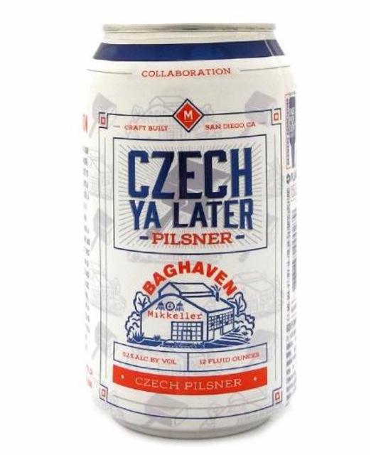 Czech Ya Later 5.2%, Mason Ale Works, United States