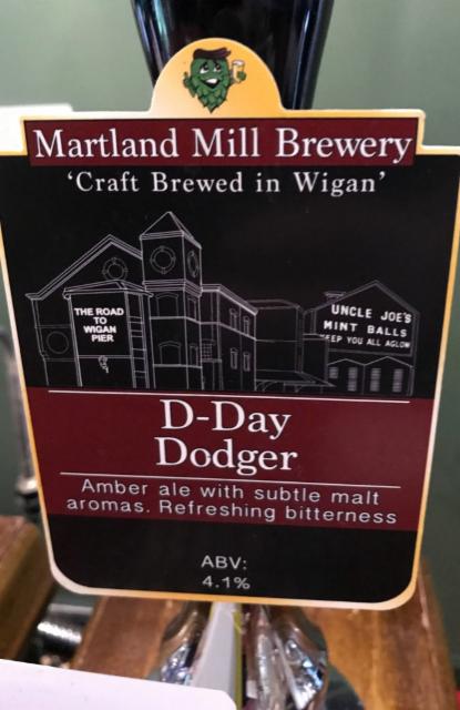 D-Day Dodger 4.1%, Martland Mill Brewery, England