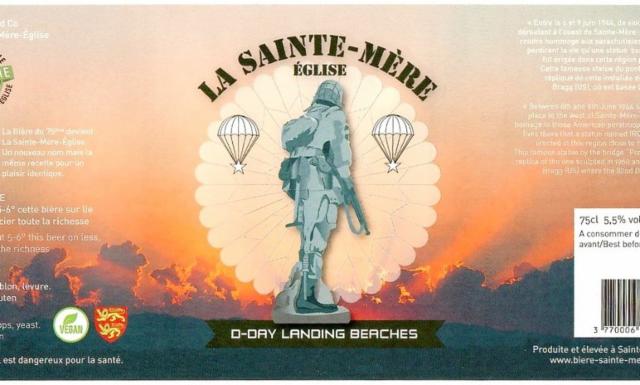 D-Dry Landing Beaches 5.5%, Brasserie De Sainte-Mère-Église, France