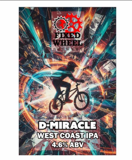 D-Miracle 4.6%, Fixed Wheel Brewery, United Kingdom