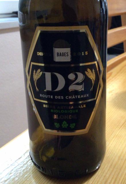 D2 Route Des Chateaux Blonde 5.0%, Brasserie Mélusine, France