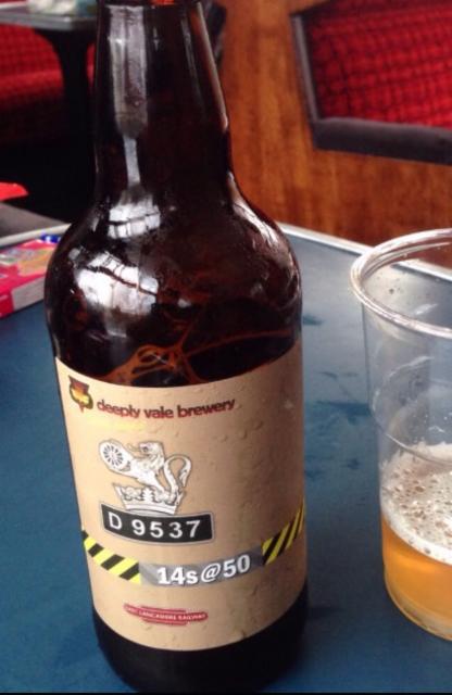 D 9537 3.8%, Deeply Vale Brewery, England