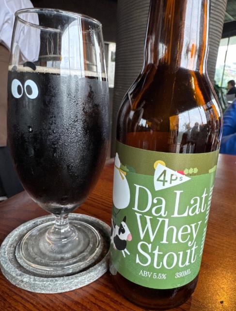 Da lat whey stout 5.5%, Heart of Darkness Brewery, Vietnam