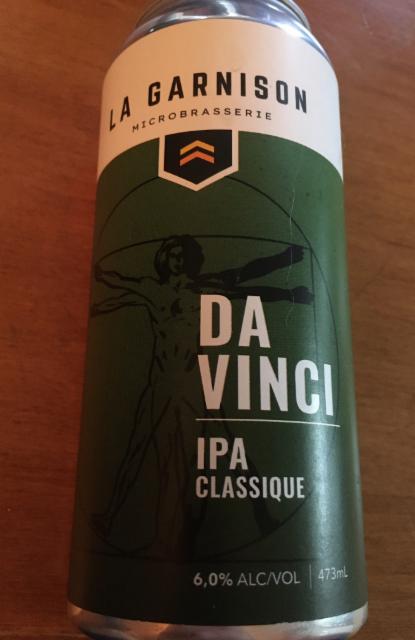Da Vinci 6.0%, Microbrasserie La Garnison, Canada