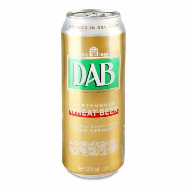 DAB Dortmunder Wheat Beer 4.8%, Dortmunder Actien-Brauerei (Oetker Group) | DAB, Germany