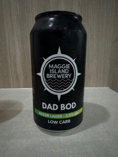 Dad Bob - Aussie Lager (Low Carb) 3.5%, Maggie Island Brewery, Australia