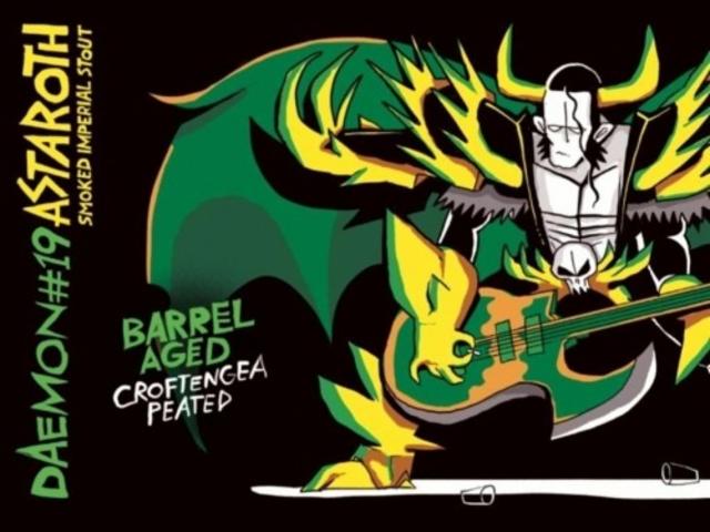 Daemon #19 ASTAROTH Smoked Imperial Stout Barrel Aged Croftengea 10.0%, Walhalla Brouwerij & Proeflokaal, Netherlands