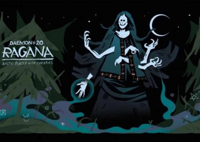 Daemon #20 RAGANA Baltic Porter with Cherries 9.0%, Walhalla Brouwerij & Proeflokaal, Netherlands