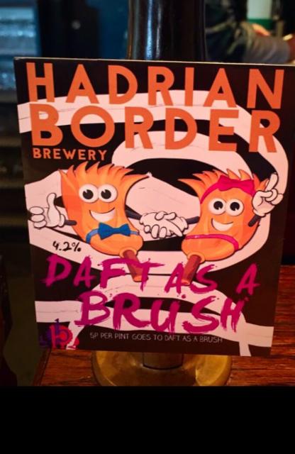 Daft As A Brush 4.2%, The Hadrian Border Brewing Co, England