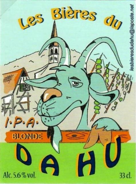 Dahu Blonde IPA 5.6%, Les Bières Du Dahu [Closed], France
