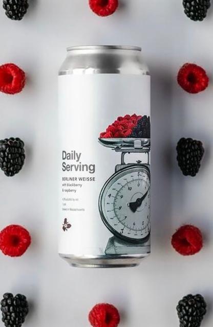 Daily Serving: Blackberry & Raspberry 4.5%, Trillium Brewing Company, United States