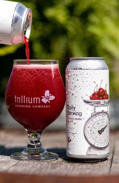 Daily Serving: Cherry 4.1%, Trillium Brewing Company, United States