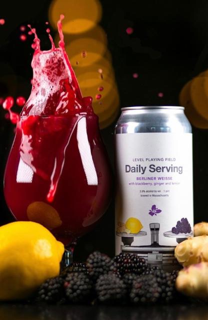 Daily Serving: Level Playing Field (2020) 3.9%, Trillium Brewing Company, United States