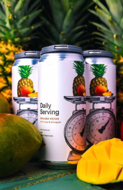 Daily Serving: Mango & Pineapple 4.5%, Trillium Brewing Company, United States