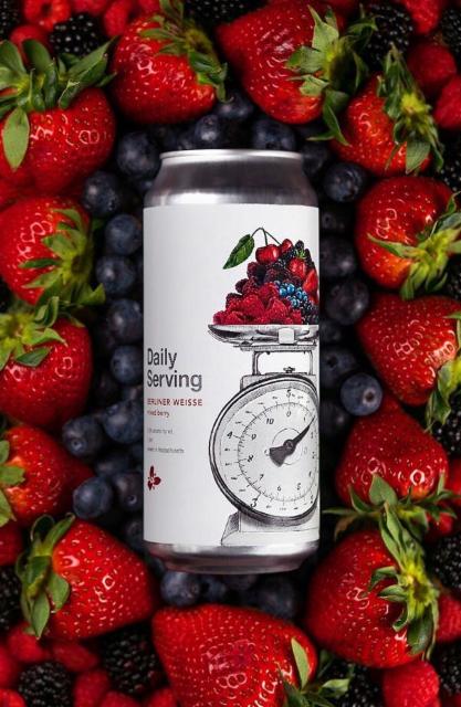 Daily Serving: Mixed Berry 3.6%, Trillium Brewing Company, United States