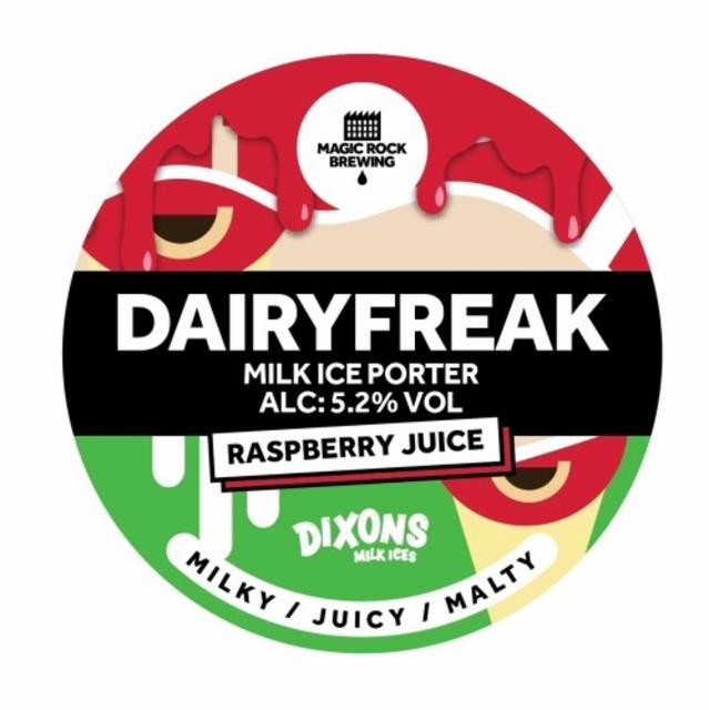 DairyFreak Rapsberry Juice 5.2%, Magic Rock Brewing, England