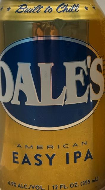 Dale's american easy ipa 4.9%, Oskar Blues Brewery, United States
