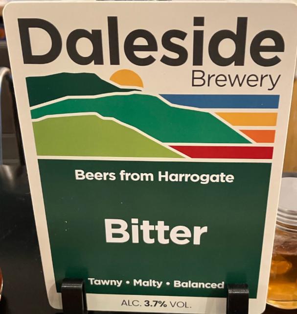 Daleside Bitter 3.7%, Daleside Brewery, England