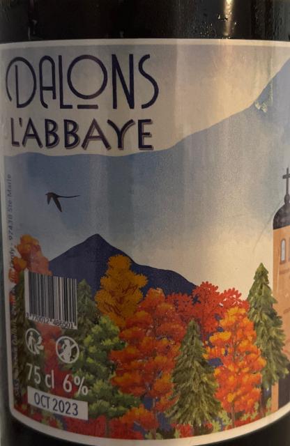 Dalons L'Abbaye 6.0%, Brasserie Dalons, France