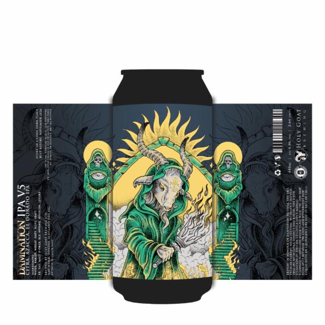 Damnation V5 6.0%, Holy Goat Brewing, Scotland
