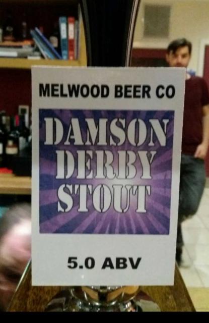 Damson Derby Stout 5.0%, Melwood Beer Company, England