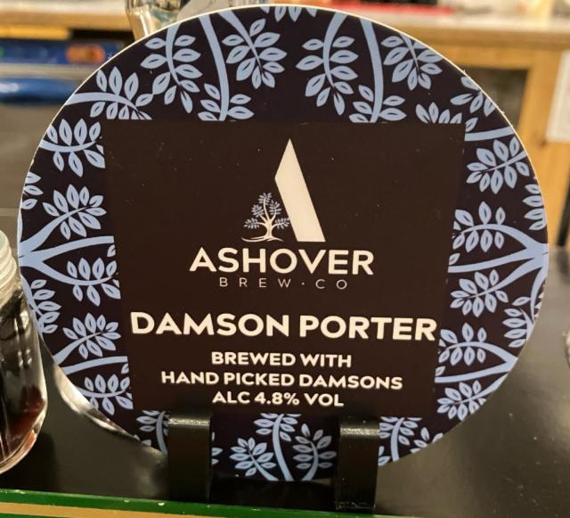 Damson Porter 4.8%, Ashover Brewery, England