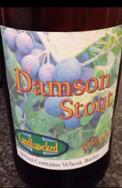 Damson Stout 4.5%, Landlocked Brewing Co, England
