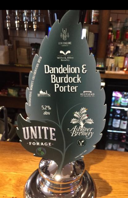 Dandelion & Burdock Porter 5.2%, Ashover Brewery, England