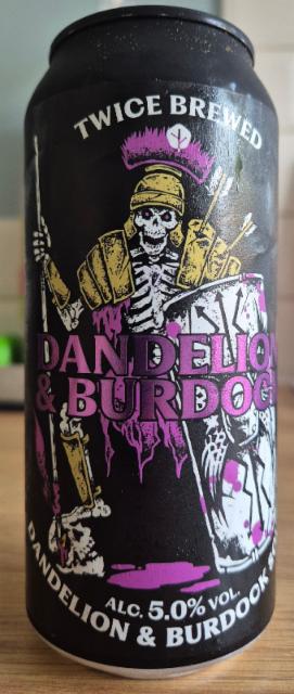 Dandelion & Burdock Sour 5.0%, Twice Brewed Brew House, England