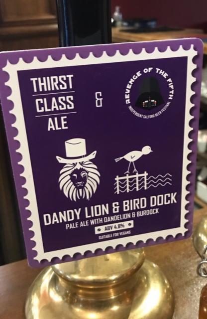 Dandy Lion & Bird Dock 4.8%, Thirst Class Ale, England