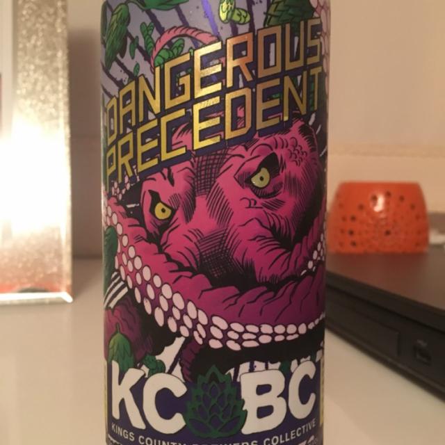 Dangerous Precedent 6.6%, Kings County Brewers Collective KCBC, United States