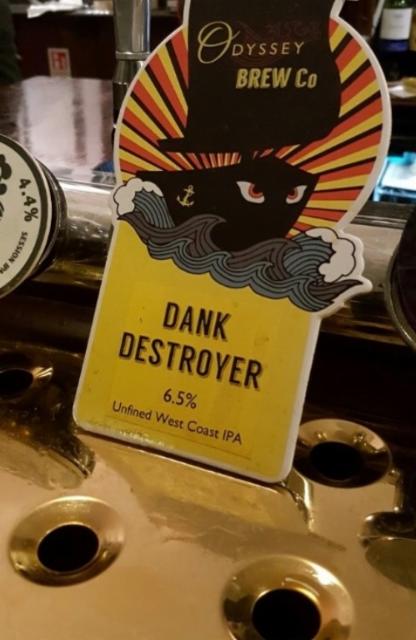 Dank Destroyer 6.5%, Odyssey Brew Co, England