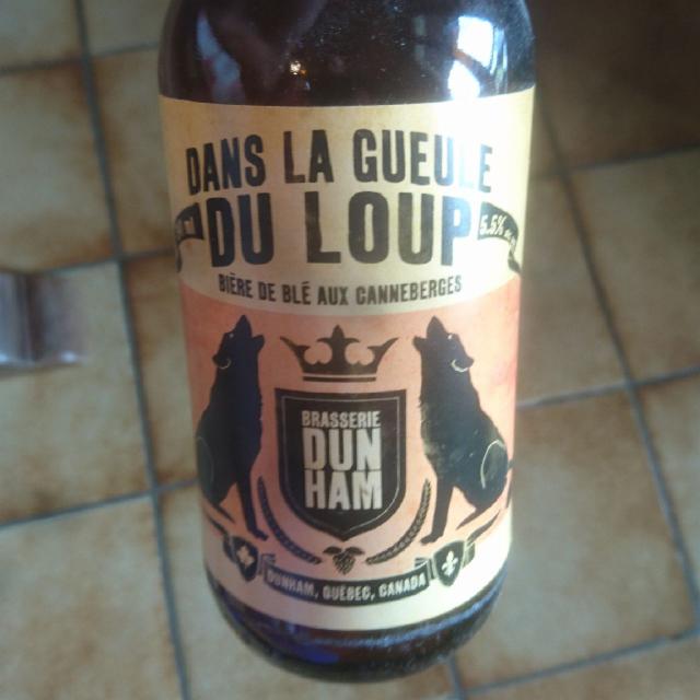 Dans La Gueule Du Loup 5.5%, Brasserie Dunham, Canada