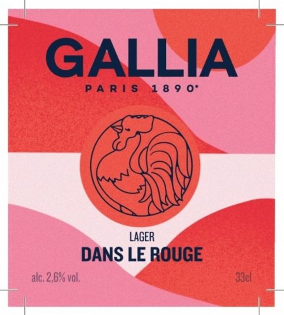 Dans Le Rouge 3.0%, Gallia Paris (Heineken), France