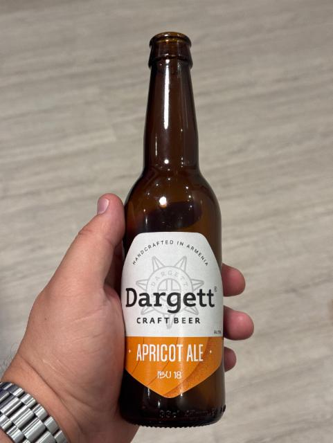 Dargett Apricot Ale 5.0%, Dargett Craft Beer, Armenia
