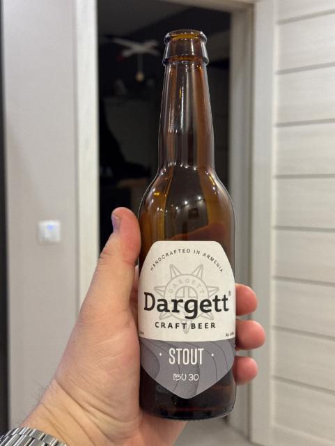 Dargett Stout 4.8%, Dargett Craft Beer, Armenia