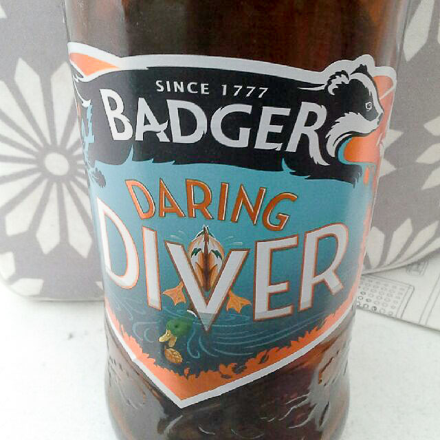 Daring Diver 4.7%, Badger Brewery (Hall & Woodhouse), England