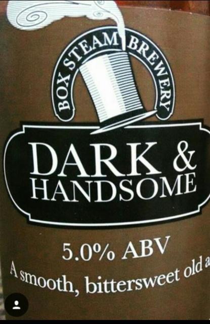 Dark & Handsome 5.0%, Box Steam Brewery, England