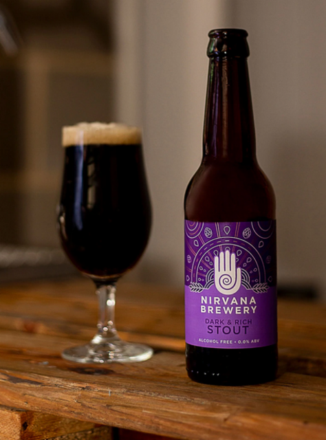 Dark & Rich Stout 0.0%, Nirvana Brewery, England