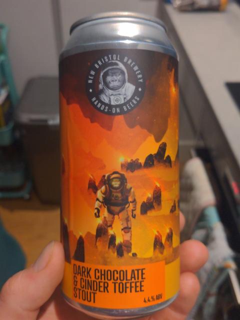 Dark chocolate & cinder toffee stout 4.4%, New Bristol Brewery, England