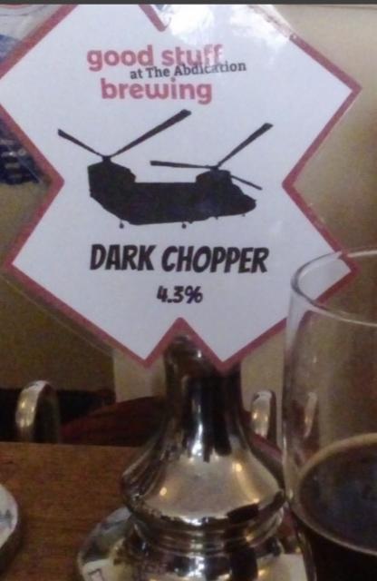 Dark Chopper 4.3%, Good Stuff Brewing, England