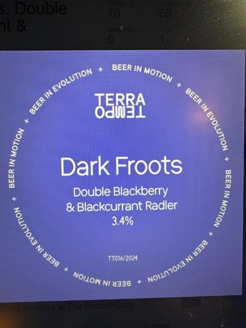 Dark Froots - Double Blackcurrant & Blackberry, Terra Tempo Brewing